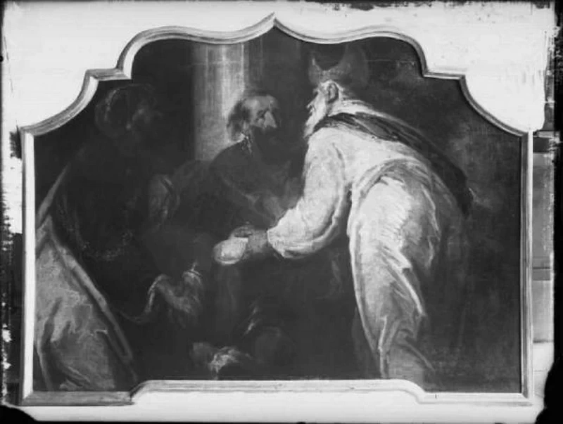 David e Melchisedec - Giuseppe Bazzani, Mantova, Chiesa di S. Maria della Carità